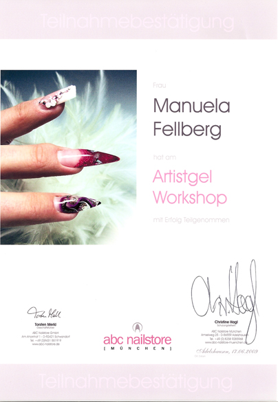 Manuela Fellberg Zertifikat 5